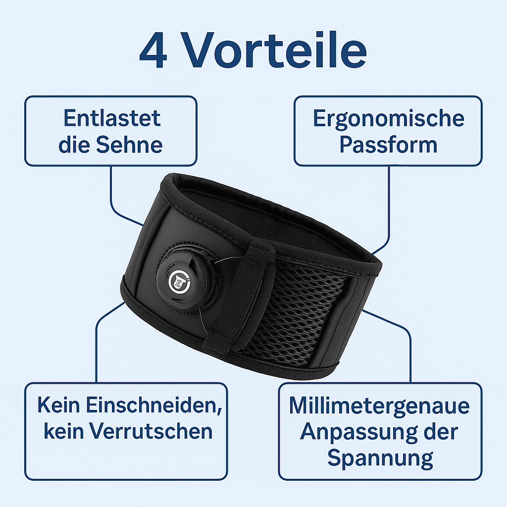 ElbowGuard Ellenbogenspange gegen Tennisarm & Golferarm mit BOA System